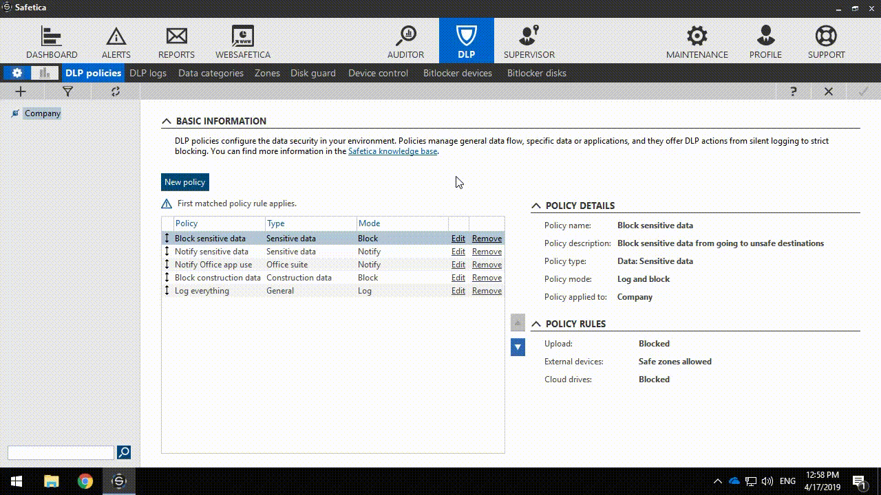 Creating DLP policies has never been this easy.